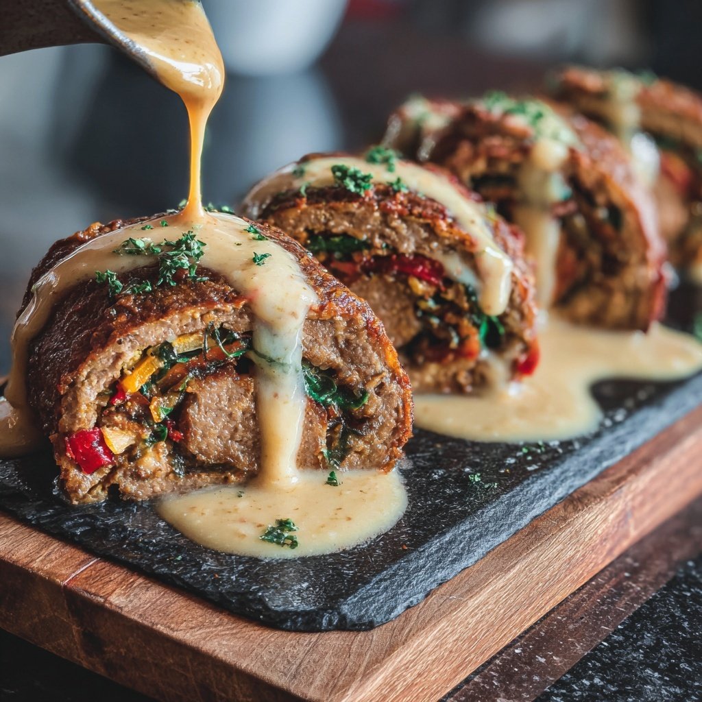 Hausmannskost Rinderrouladen mit Rahmsoße