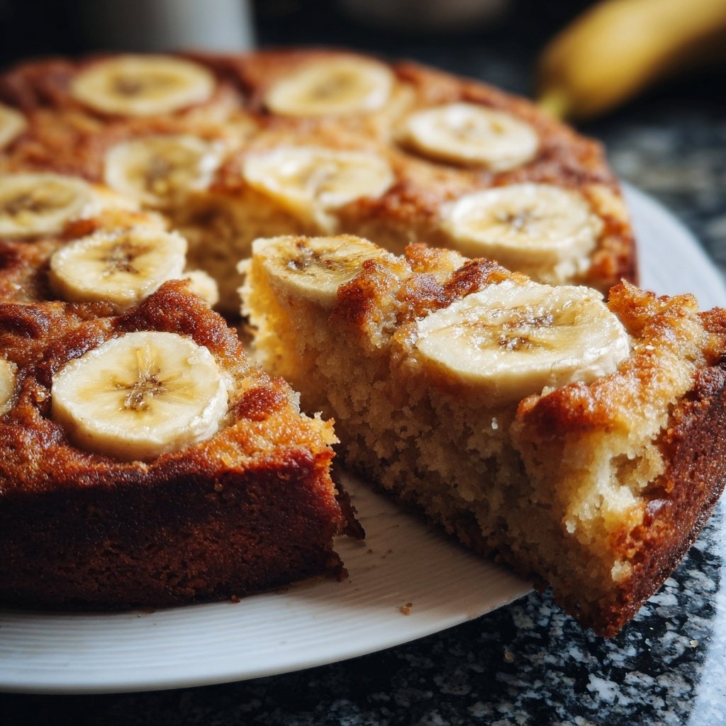 Bananenkuchen mit Öl
