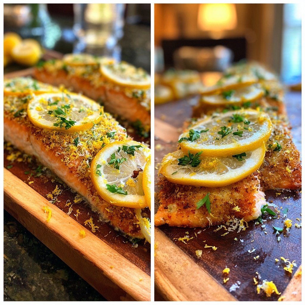 Kalorienarme Ofen Lachs Mit Zitrone