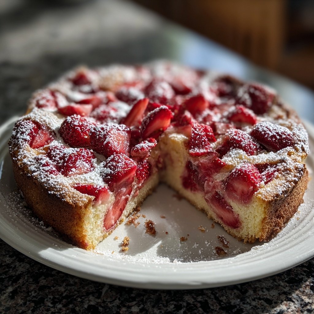 Erdbeer Rührkuchen Locker Und Saftig