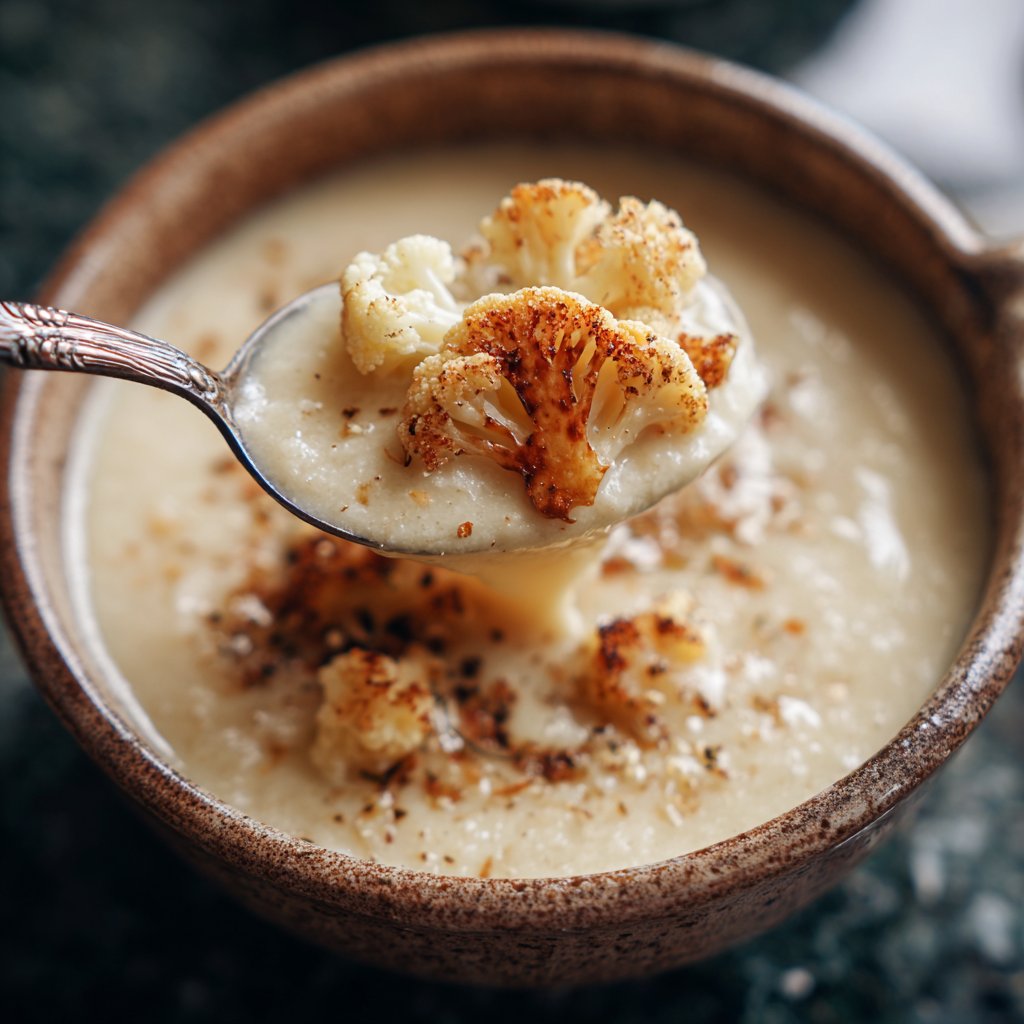 Blumenkohlsuppe mit Sahne