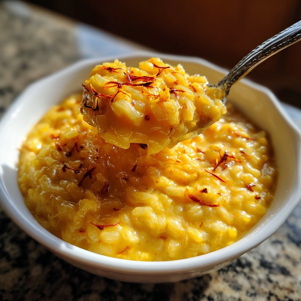 Safranrisotto für ein besonderes Dinner