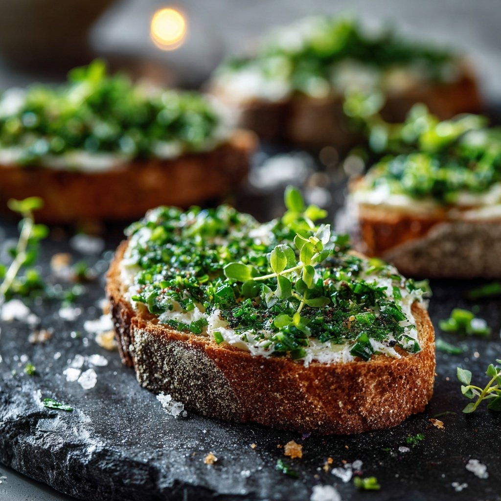 Kräuterbutter Mit Meersalz Und Pfeffer
