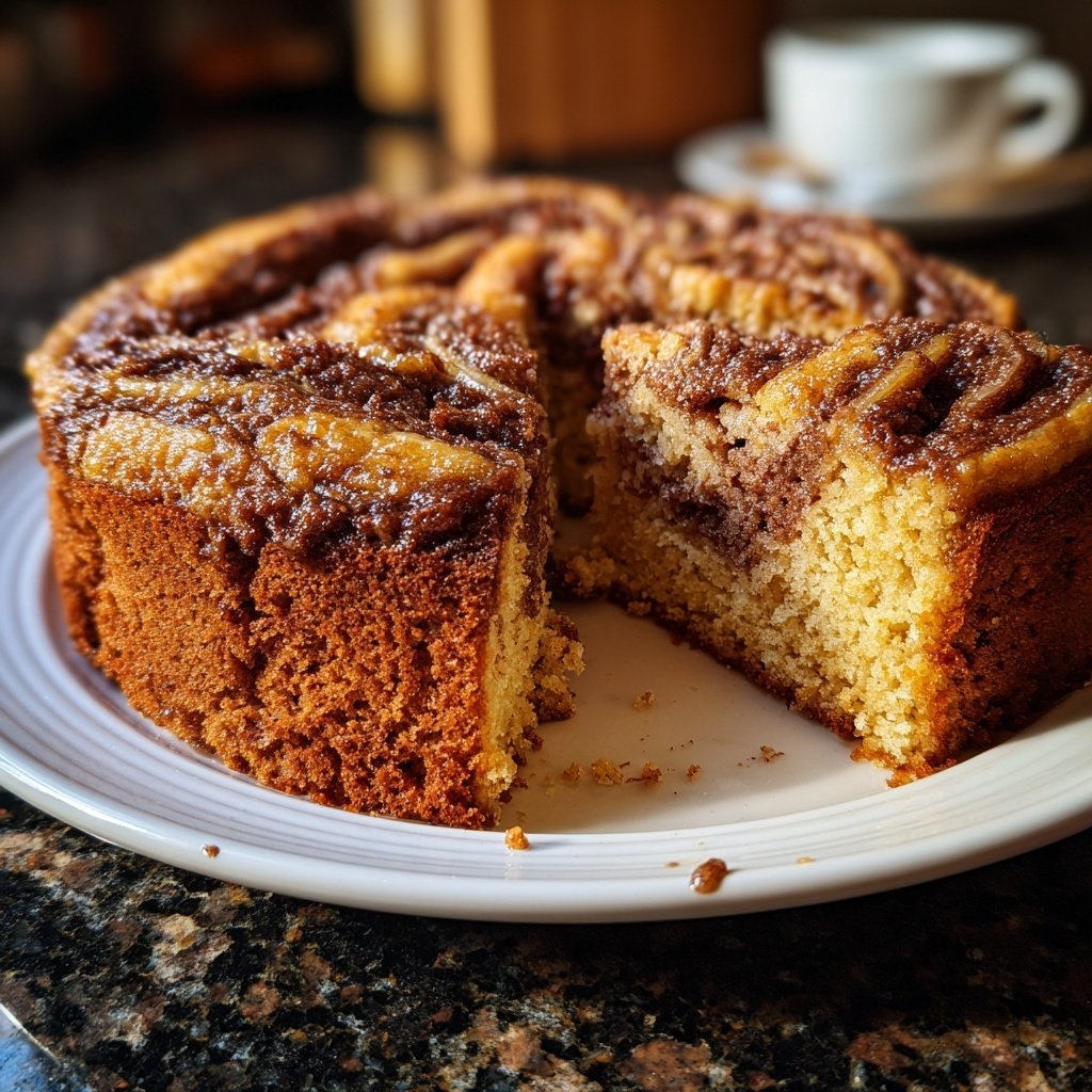 Bananenkuchen marmoriert