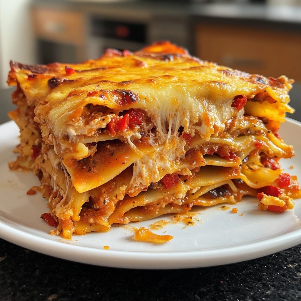 Lasagne mit Paprika