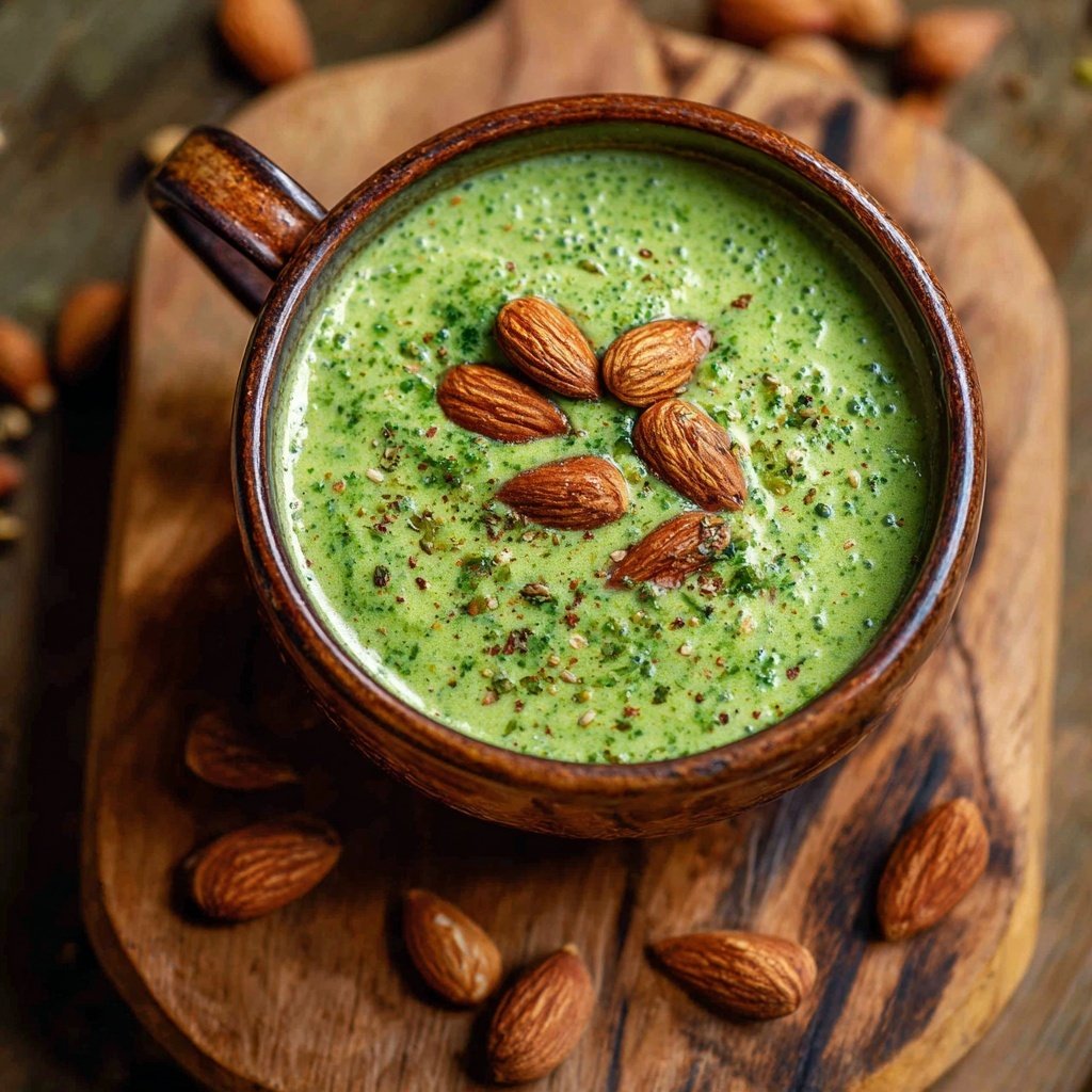 Brokkoli Mandel Suppe